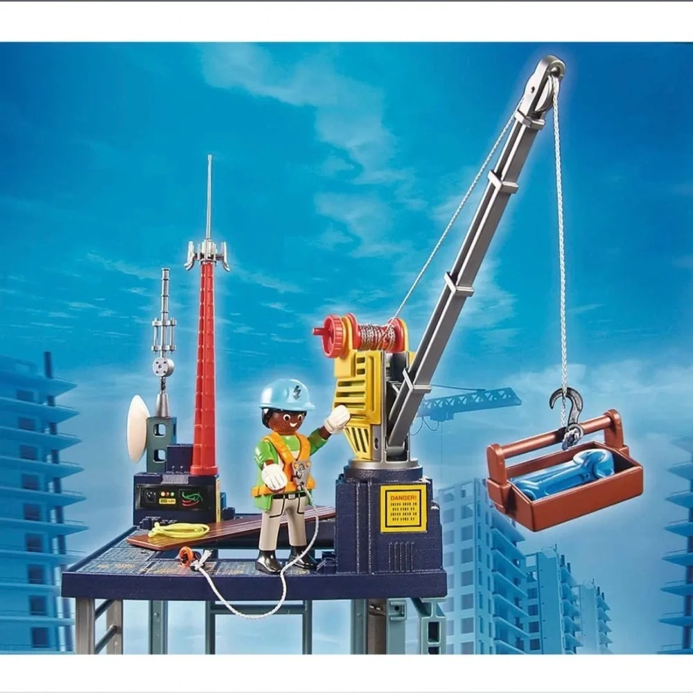 Playmobil 70816 City Action Starter Pack Construction Site Play Toy Set 60 Piece